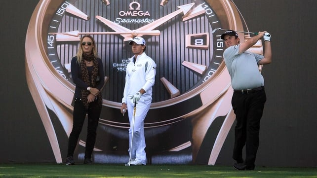 Shane Lowry (right) looks set to face Rory McIlroy (centre) in the first round of the Match Play Championship