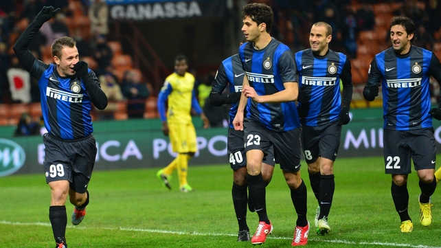 Inter receive for the behaviour of their fans during the Serie A clash