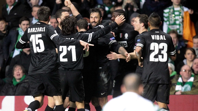 Juventus eased past Celtic to qualify for the quarter-finals