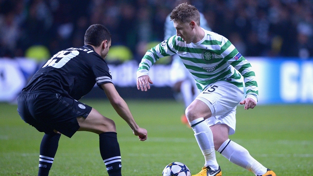 Kris Commons scored two for Celtic