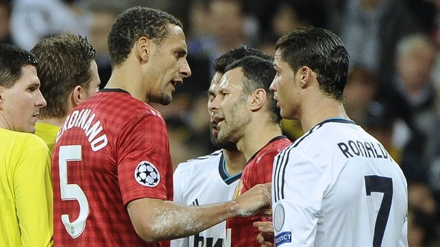 Rio Ferdinand was a star performer in the first leg with Real Madrid