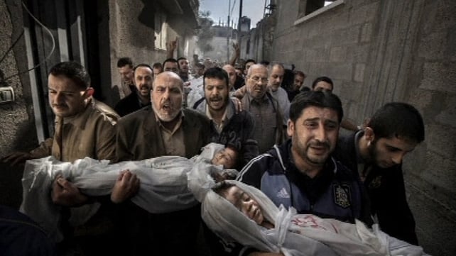 Paul Hansen took his award-winning photograph in Gaza on 20 November Paul Hansen took his award-winning photograph in Gaza on 20 November