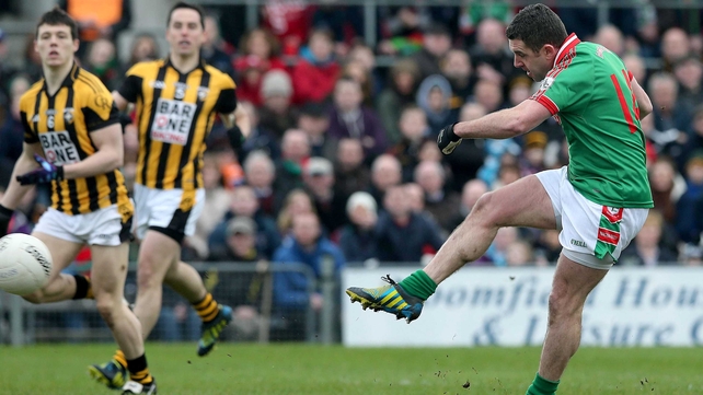 Frankie Dolan scores an early goal for St Brigid's