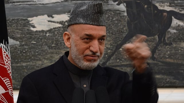 Hamid Karzai expressed his anger over the deaths of ten civilians in a NATO air strike on Wednesday Hamid Karzai expressed his anger over the deaths of ten civilians in a NATO air strike on Wednesday