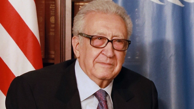 Lakhdar Brahimi proposed the talks could be held on a UN premises Lakhdar Brahimi proposed the talks could be held on a UN premises