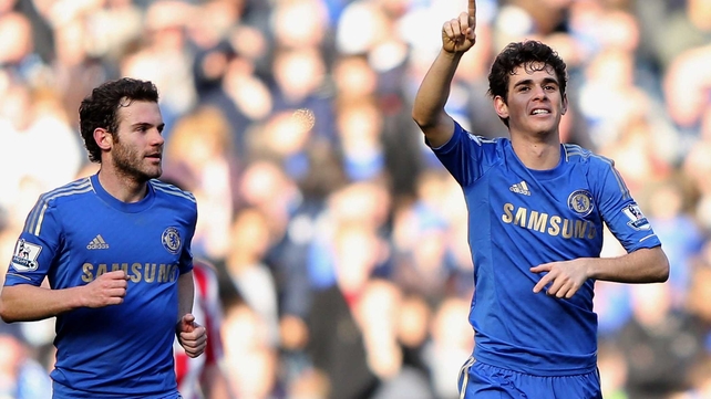 Oscar was one of four different goal scorers