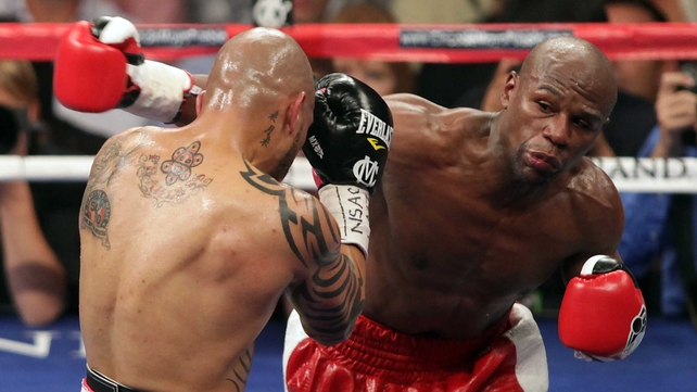 Floyd Mayweather will next step between the ropes on 4 May against Robert Guerrero