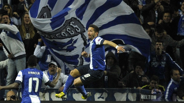 Replays showed Moutinho was offside but the goal was given