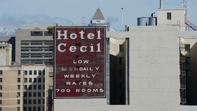 The body of a Canadian woman was later discovered at the bottom of one of four cisterns on the roof of Hotel Cecil The body of a Canadian woman was later discovered at the bottom of one of four cisterns on the roof of Hotel Cecil