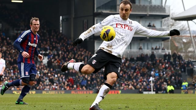 Berbatov's volley, in first-half stoppage time, proved the difference between the sides