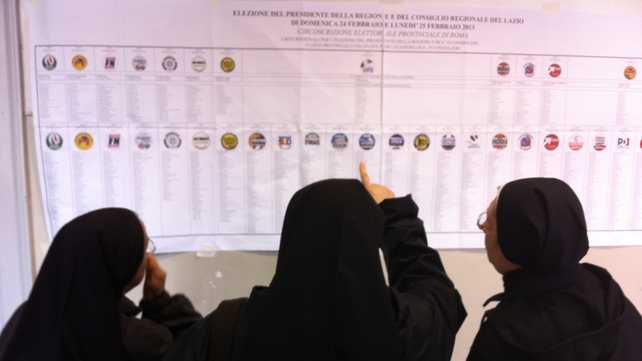 Nuns consider their options as voting gets under way (Pic: Tony Connelly) Nuns consider their options as voting gets under way (Pic: Tony Connelly)