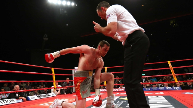 David Price was floored in the second round