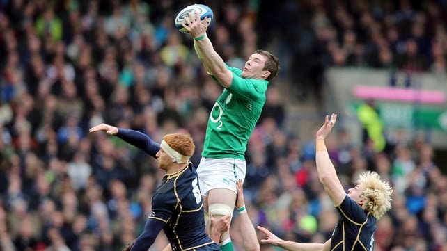 Peter O'Mahony in action against Scotland in last year's 'gut-wrenching' 6 Nations encounter