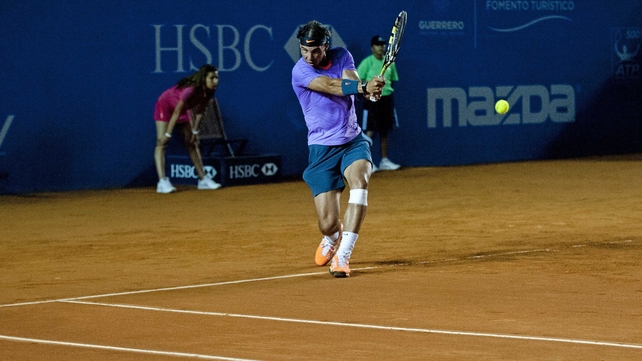 Rafael Nadal faces the highest ranked opponent since his comeback began in the form of world number four David Ferrer in Sunday's final
