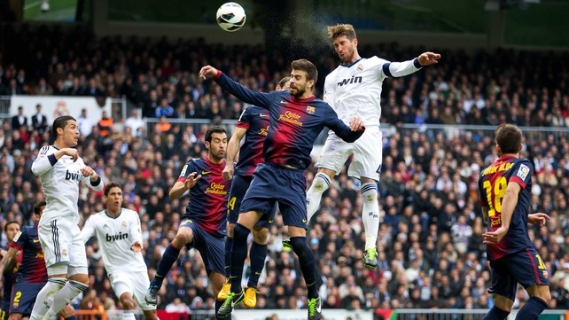 Sergio Ramos headed in a corner to restore Madrid's lead with nine minutes remaining
