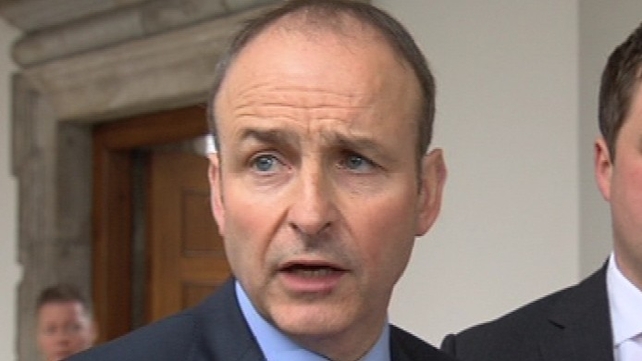 Micheál Martin was speaking at his party's 1916 commemoration at Arbour Hill Micheál Martin was speaking at his party's 1916 commemoration at Arbour Hill