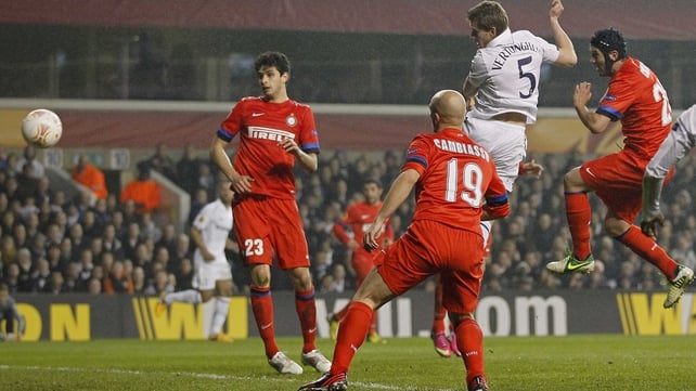 Jan Vertonghen headed Spurs 3-0 ahead in the 53rd minute