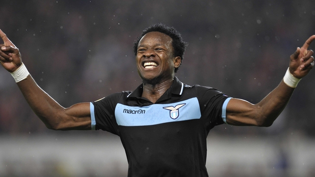 Ogenyi Onazi's goal made it 2-0 to Lazio against Stuggart
