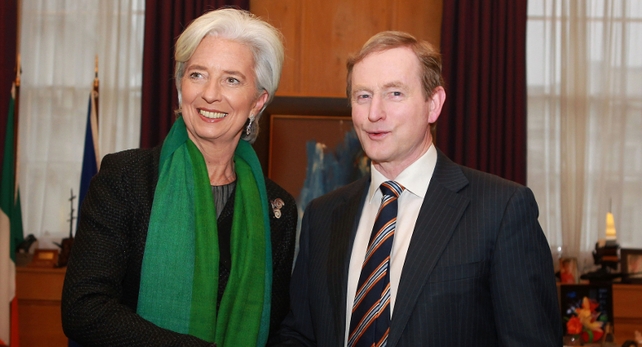 Christine Lagarde visiting Dublin today Christine Lagarde visiting Dublin today