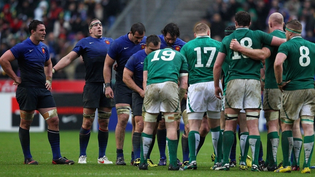 Ireland and France meet at 5pm on Saturday