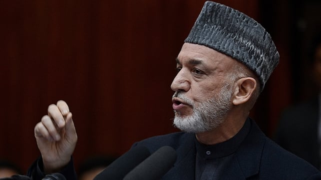 Hamid Karzai suggested the US benefited from Taliban attacks Hamid Karzai suggested the US benefited from Taliban attacks