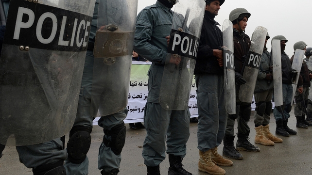 An Aghan police officer is reported to have opened fire inside a police station An Aghan police officer is reported to have opened fire inside a police station