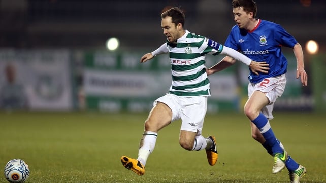 Sean O'Connor grabbed the Shamrock Rovers goal at Thomond Park