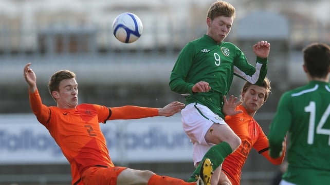 Aiden O'Brien hit a brace when Ireland beat a weakened Dutch U-21 side in February