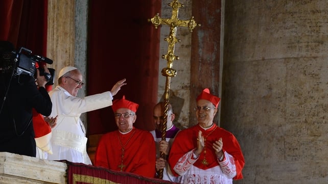 Pope Francis has delivered his first blessing Pope Francis has delivered his first blessing