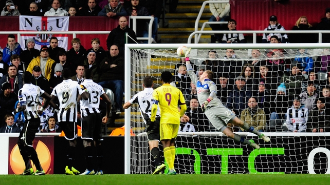 Newcastle overcame Anzhi Makhachkala last night
