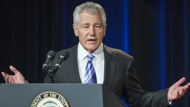 US Defence Secretary Chuck Hagel said the decision to deploy all 44 interceptors came as a result of the growing threats from Iran and North Korea US Defence Secretary Chuck Hagel said the decision to deploy all 44 interceptors came as a result of the growing threats from Iran and North Korea