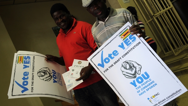 The new constitution is a prerequisite for the next presidential and parliamentary elections The new constitution is a prerequisite for the next presidential and parliamentary elections
