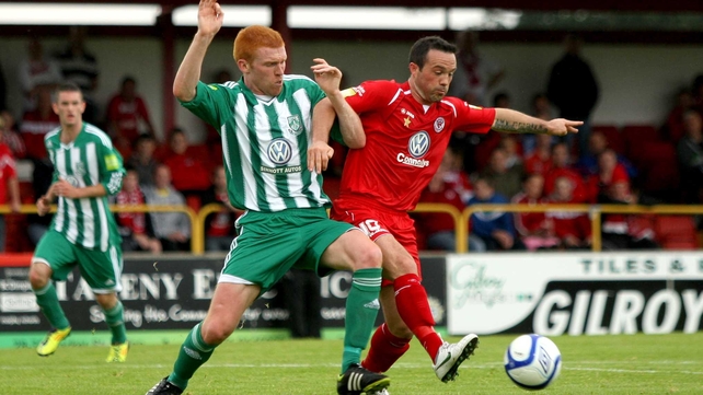 Sligo and Bray played out a 1-1 draw the last time the sides met at The Showgrounds