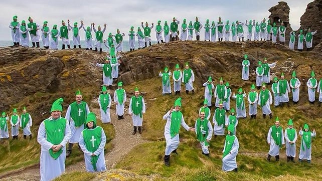 Wicklow residents hope they have set a world record after 946 people dressed up as St Patrick