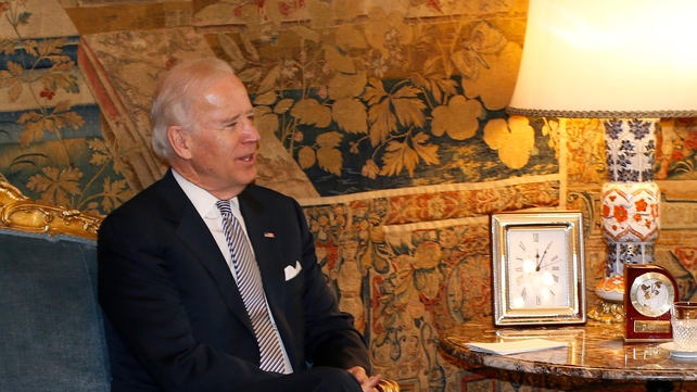 Enda Kenny said he hoped Joe Biden (pictured) would have time to play golf in Ireland Enda Kenny said he hoped Joe Biden (pictured) would have time to play golf in Ireland