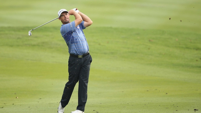 Padraig Harrington has been frustrated with the weather delay