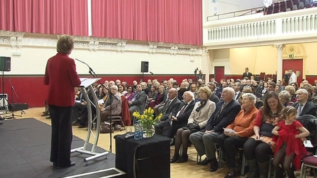 Former president Mary Robinson was among the speakers at the event Former president Mary Robinson was among the speakers at the event