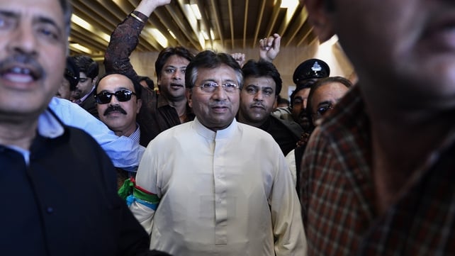 Pervez Musharraf was met by supporters on his arrival back in Pakistan after four years in exile Pervez Musharraf was met by supporters on his arrival back in Pakistan after four years in exile