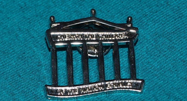 Proclamation pins are also to highlight a slogan taken from the proclamation: the need to "Cherish the Children of the Nation Equally" Proclamation pins are also to highlight a slogan taken from the proclamation: the need to "Cherish the Children of the Nation Equally"