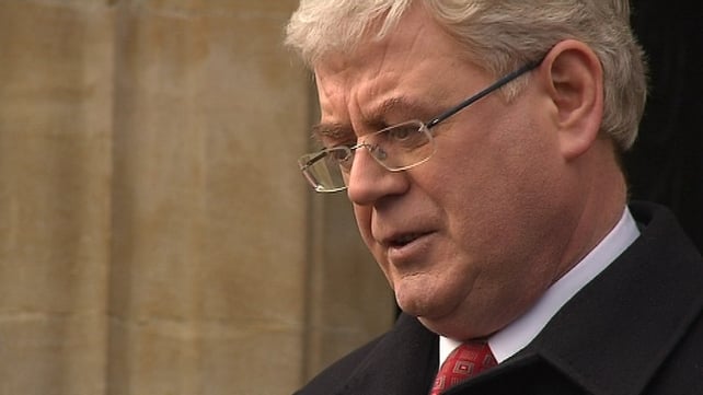 Eamon Gilmore said he regretted that the negotiation process had been cancelled Eamon Gilmore said he regretted that the negotiation process had been cancelled