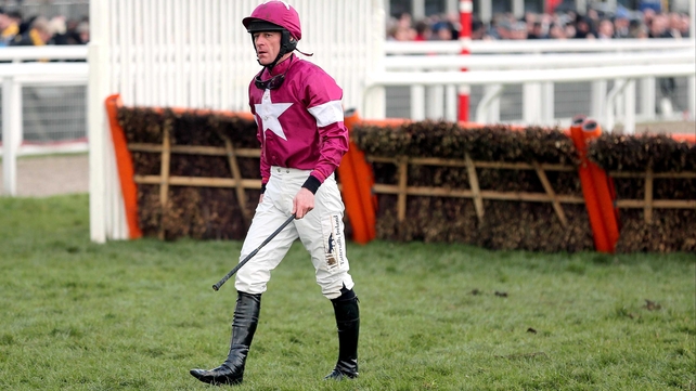 Davy Russell will ride at Fairyhouse but cannot ride at Aintree
