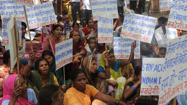 Protesters last summer urged the government not to allow Novartis patent the drug Protesters last summer urged the government not to allow Novartis patent the drug