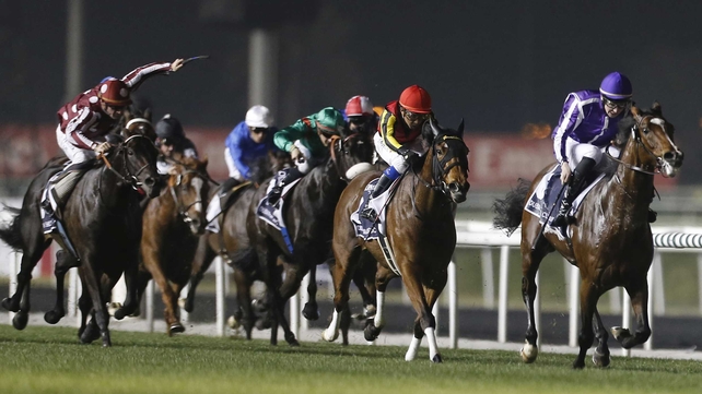 St Nicholas Abbey, beaten into second place in 2012, won the Dubai Sheema Classic