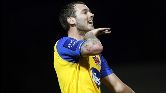 Kurtis Byrne scored the winner for the visitors