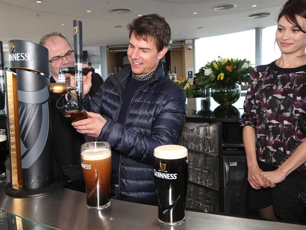 Tom Cruise and his Oblivion co-star Olga Kurylenko