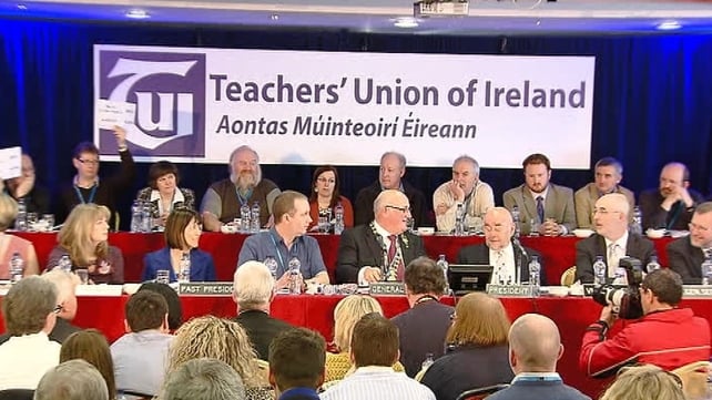 The TUI conference in Galway passed the emergency motion The TUI conference in Galway passed the emergency motion