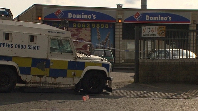 Kieran McManus was shot dead outside Domino's Pizza on Saturday night Kieran McManus was shot dead outside Domino's Pizza on Saturday night