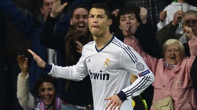 Ronaldo opened the scoring with a goal in the ninth minute