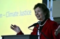 Mary Robinson talking to John Bowman