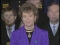 Mary Robinson talking to John Bowman